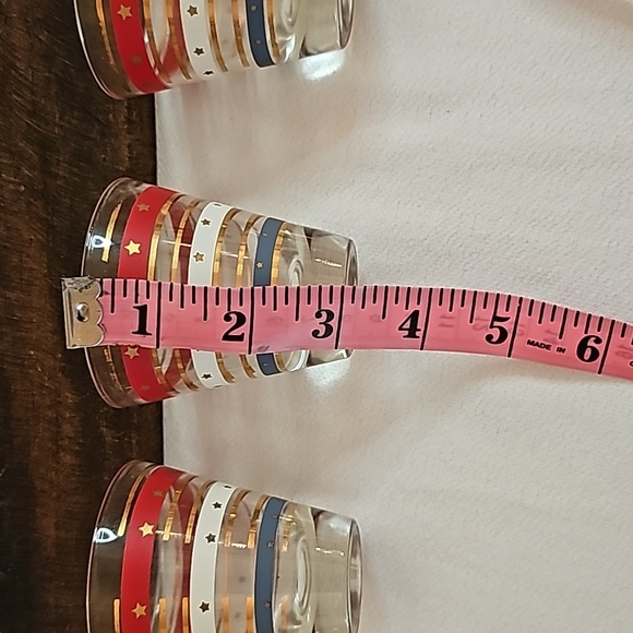 Set of 6 Stars and Stripes Shot Glasses - Picture 5 of 5